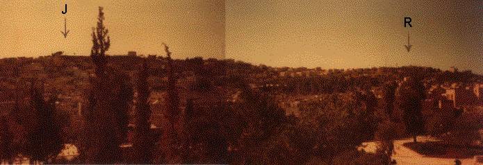 Hebron, view as seen from Abraham Mosque